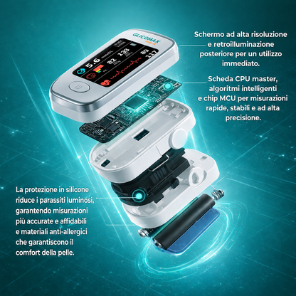GlucoMax | Monitor della Salute Smart 8 in 1 🇮🇹